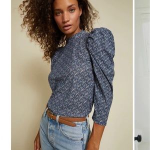 Nation LTD Zeta Puff Sleeve tee